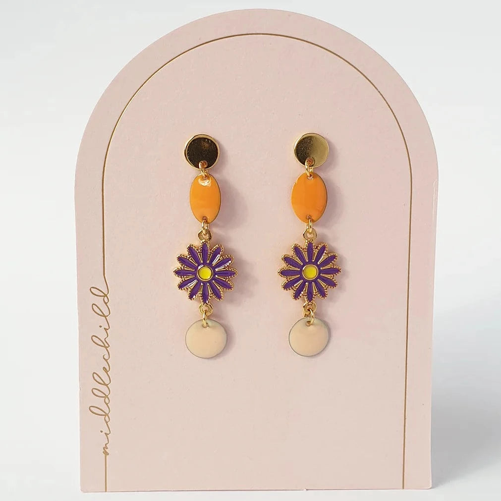 Timeless Earrings for Special Occasions-Middle Child Earrings - Trinket