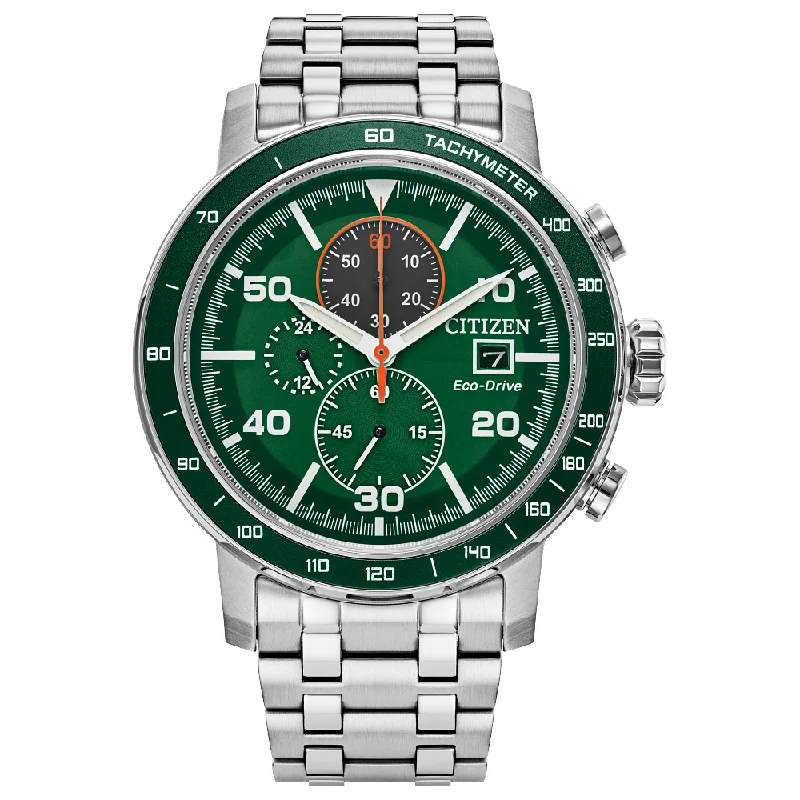 Personalized Watches with Initials for Gifts-Citizen Eco-Drive Brycen CA0851-56X