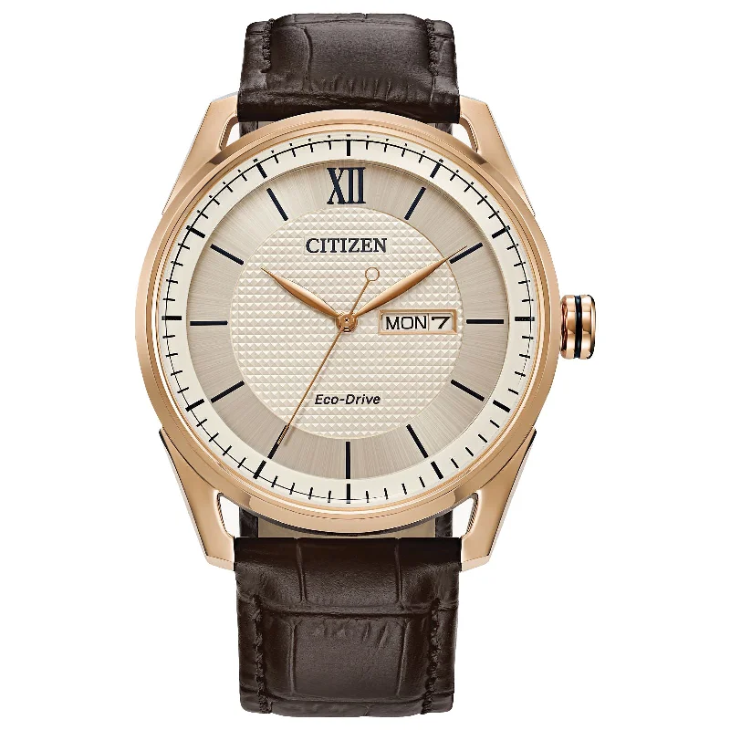 Men's Watches with Silver Mesh Strap for Sleek Style-Citizen Eco-Drive Classic AW0082-01A