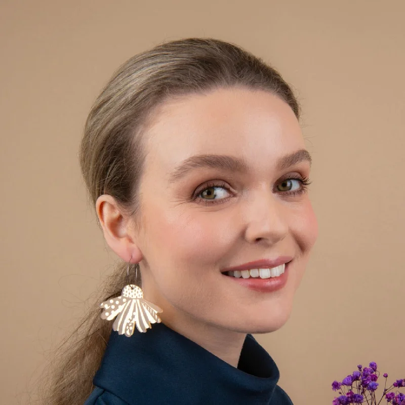 Acrylic Earrings for Casual Looks-Mintcloud Dangle - MOD Daisy