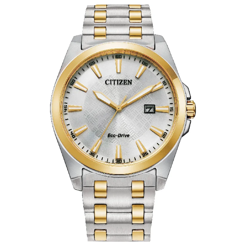 Stainless Steel Watches for Men-Citizen Eco-Drive Corso BM7534-59A