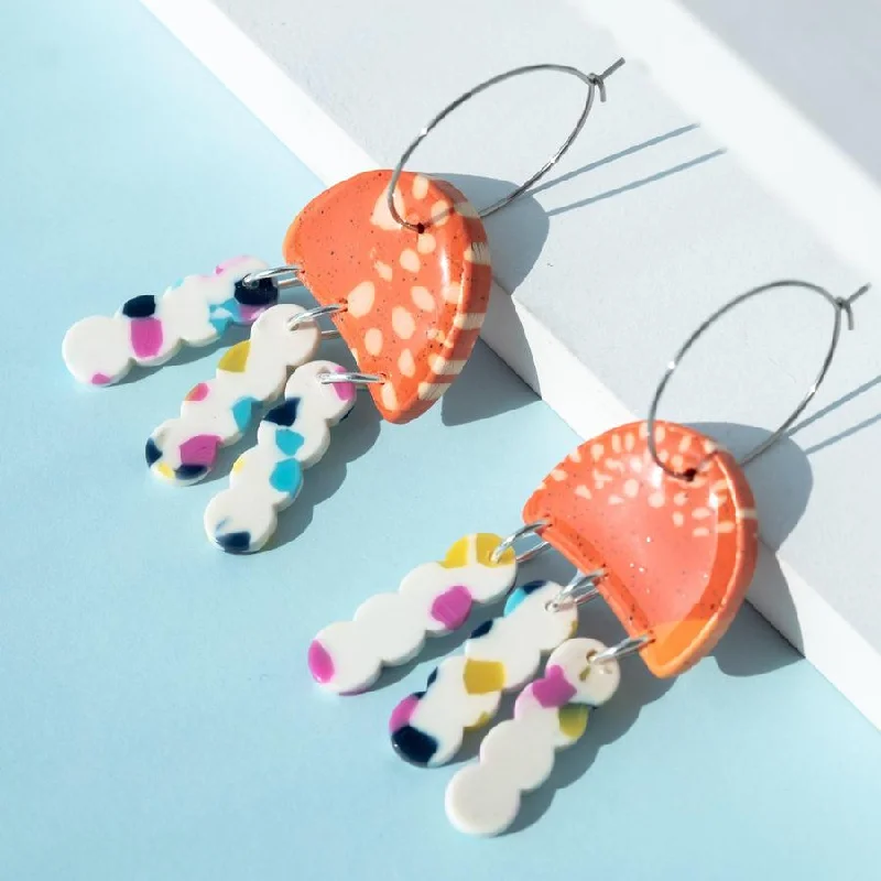 Cute Earrings for Everyday Wear-Funky Fun You Dangles - Jellyfish*