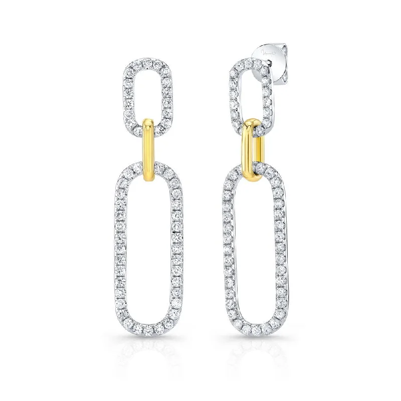 Luxury Pearl Earrings for Brides-Uneek Legacy Collection Drop Earrings