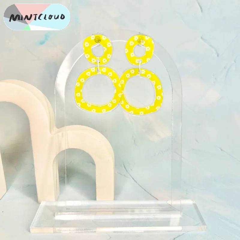 Dazzling Earrings for Night Parties-Mintcloud Earrings - Sunshine Hoops*