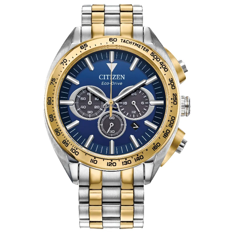 Elegant Watches for Men with Gold Accents-Citizen Eco-Drive Carson CA4544-53L