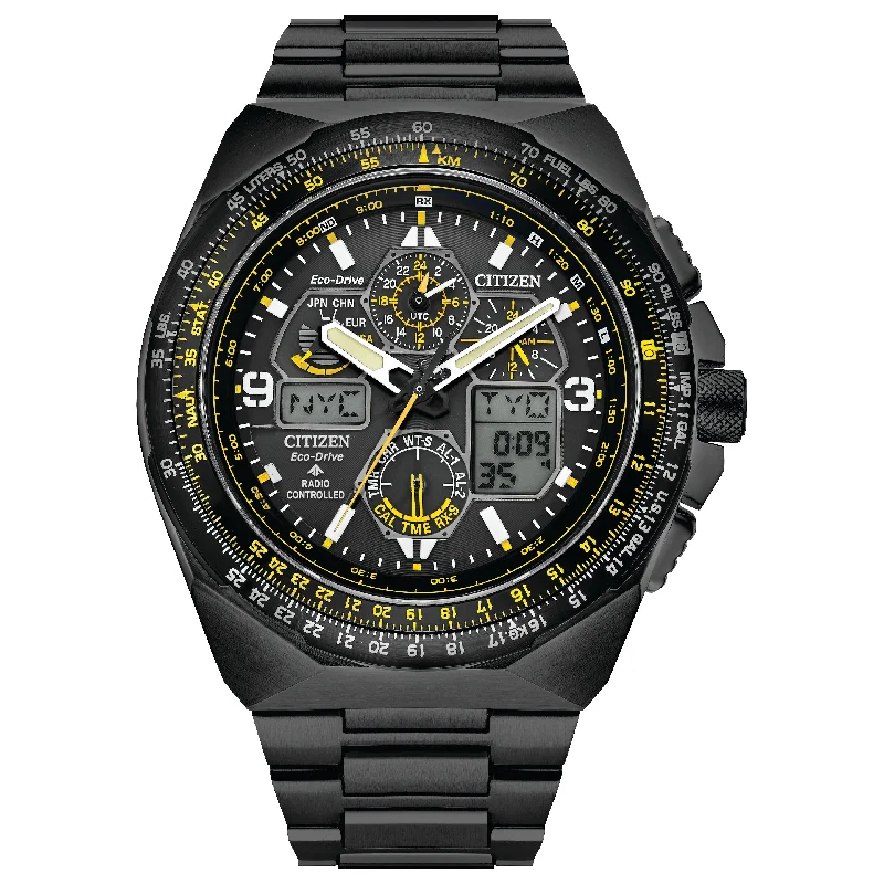 Luxury Watches with Gemstone Detailing-Citizen Eco-Drive Promaster Skyhawk A-T JY8127-59E