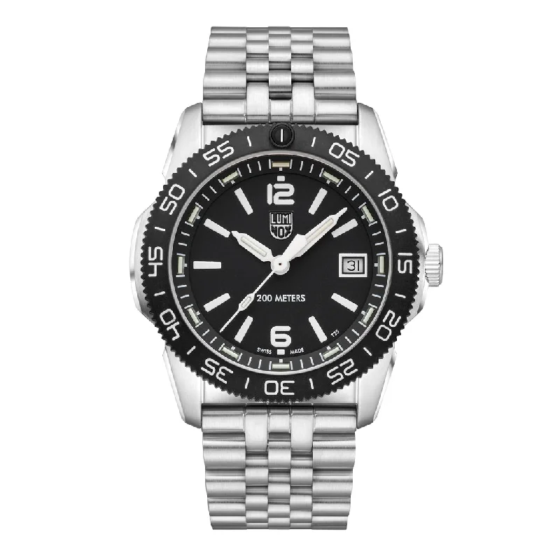 Classic Watches with Gold and Silver Design-Luminox Pacific Diver Ripple 3120M Series 3122M