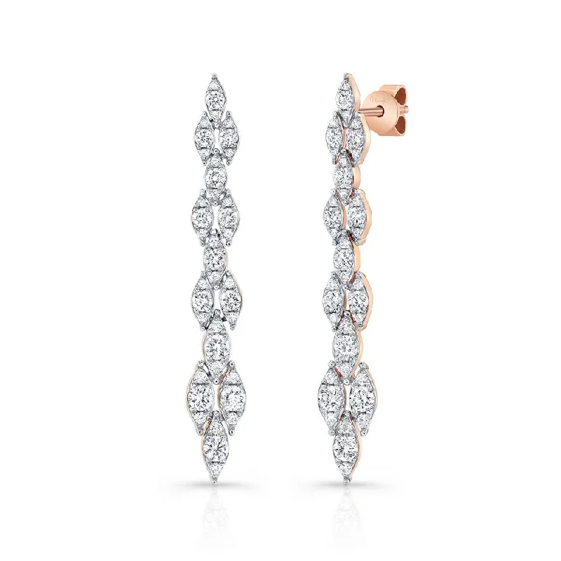 Stylish Earrings for Teen Girls-Uneek Gatsby Collection Drop Earrings