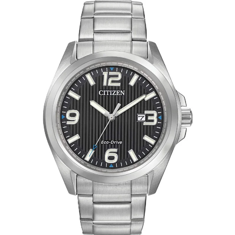 Classic Watches with Leather Strap for Women-Citizen Eco-Drive Chandler AW1430-86E