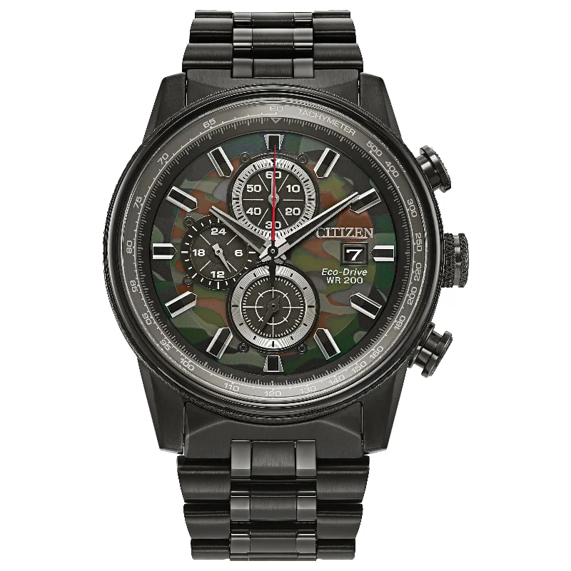 Titanium Watches for Men-Citizen Eco-Drive Nighthawk CA0805-53X