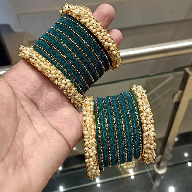 Designer Bangles for Formal Occasions-Martina Jewels Thread Bangles Set