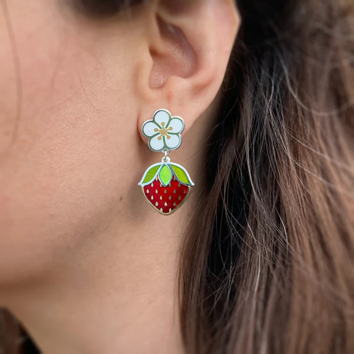 Custom Earrings for Fashion Forward Look-Amar & Riley Earrings - Wild Strawberry