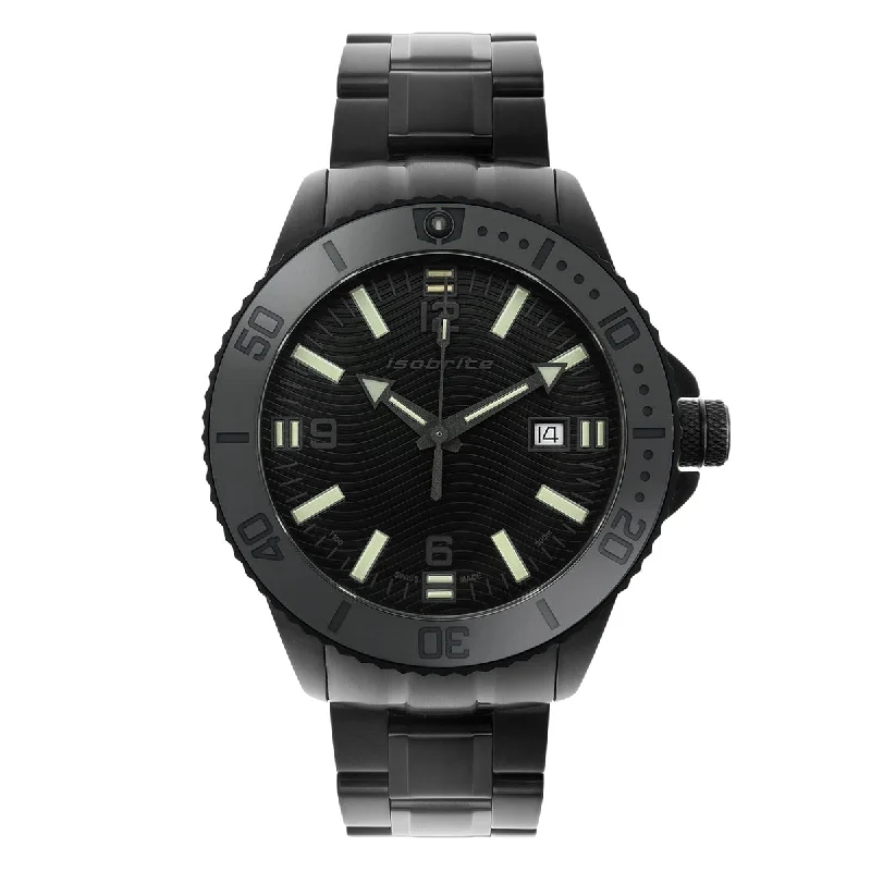 Men's Luxury Watches with Crystal Detailing-Isobrite Destroyer Edition Naval Series ISO1203