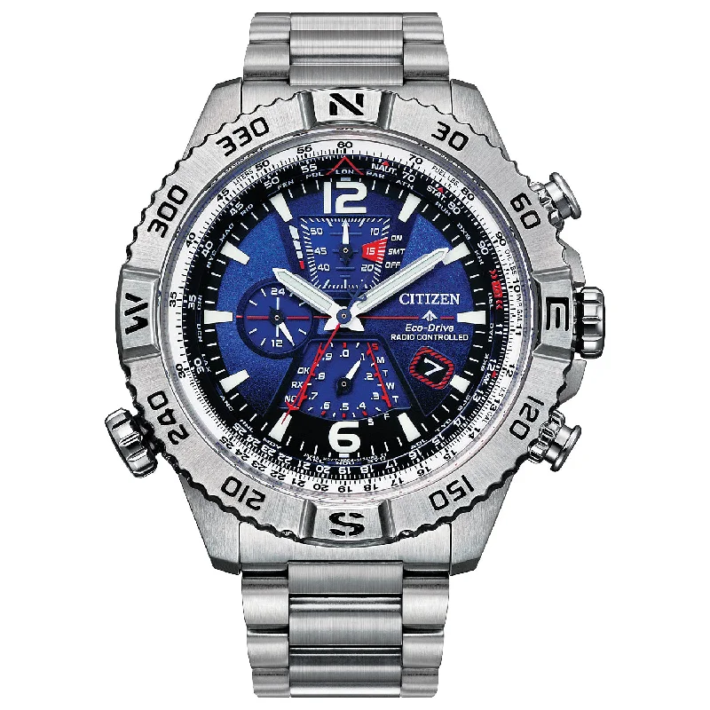 Bold Watches for Fashionable Men-Citizen Eco-Drive Promaster Navihawk A-T AT8220-55L