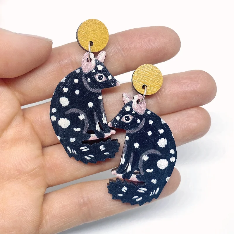 Minimalist Earrings for Every Day-Pixie Nut & Co Dangle - Quoll