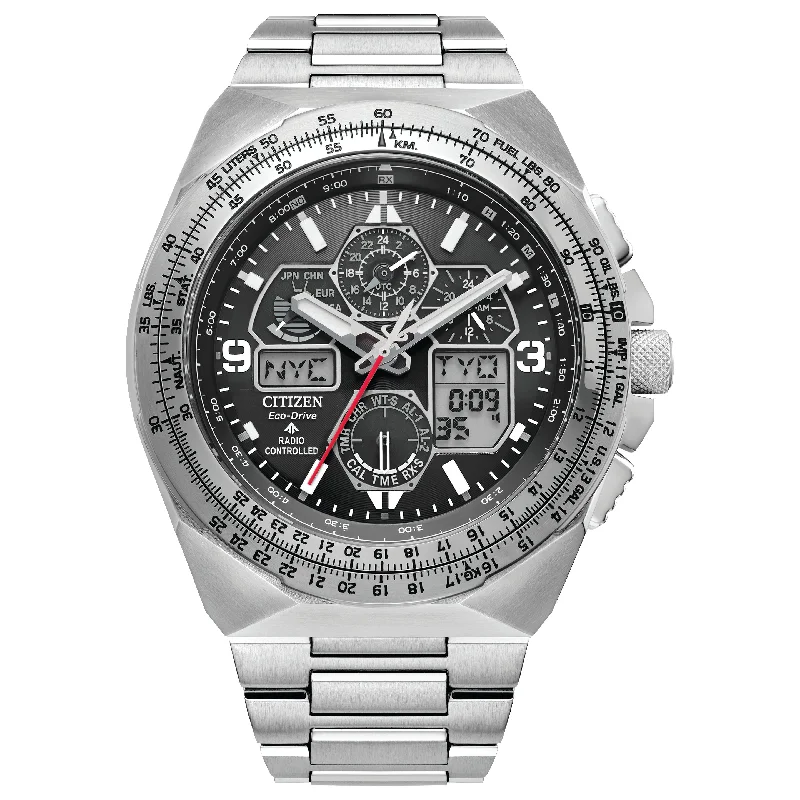 Casual Watches for Women for Daily Wear-Citizen Eco-Drive Promaster Skyhawk A-T JY8120-58E