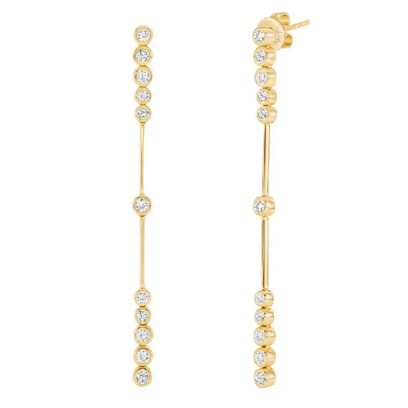 Pearl Stud Earrings for Brides-Uneek Gatsby Collection Dangle Earrings