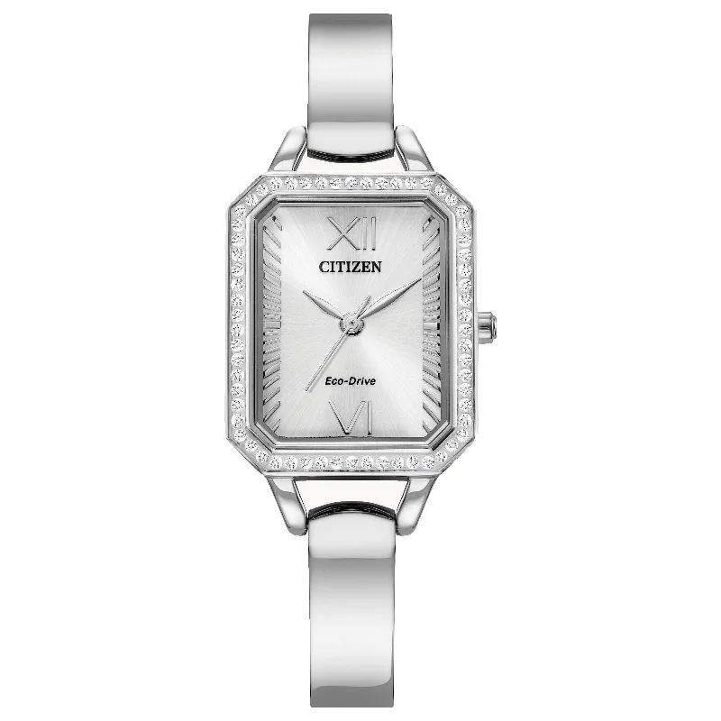 High-End Watches for Investment Pieces-Citizen Eco-Drive Silhouette Crystal EM0980-50A