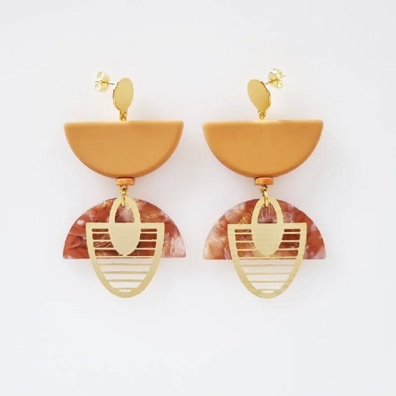 Minimalist Gold Earrings-Middle Child Earrings - Clockwork Various*