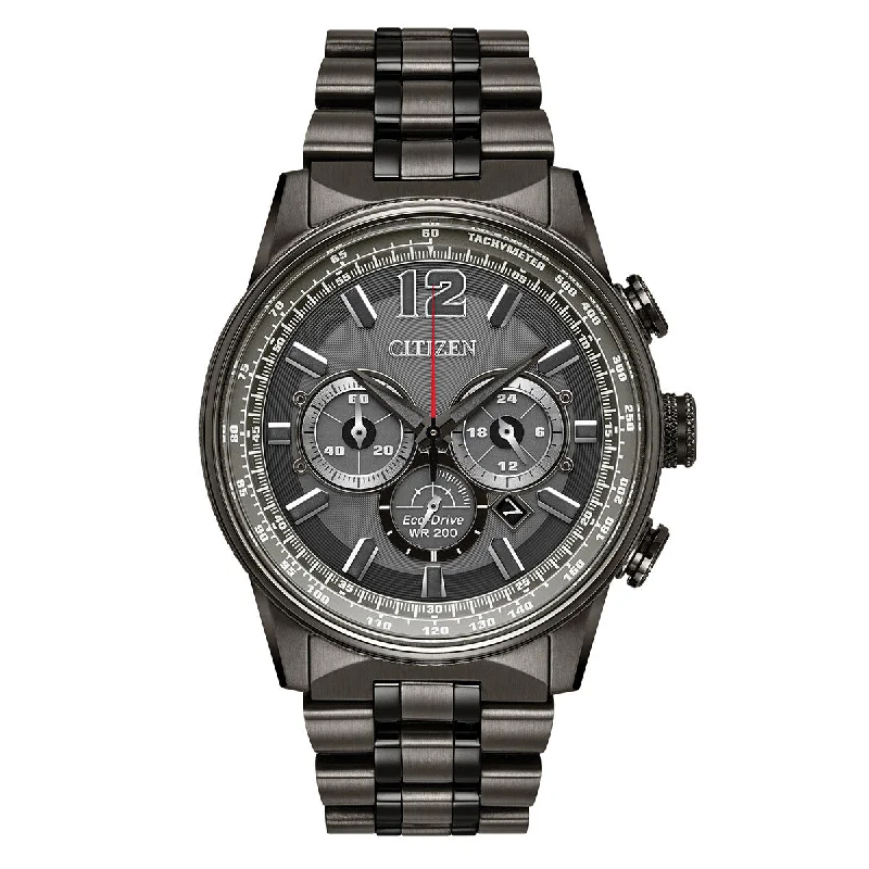 Classic Watches for Professional Look-Citizen Eco-Drive Nighthawk CA4377-53H