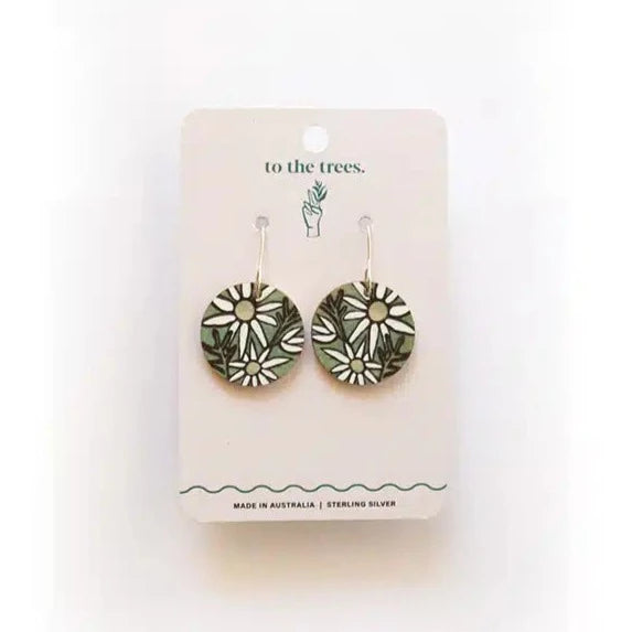 Casual Earrings for Summer Looks-To The Trees Dangles - Flannel Flowers Small