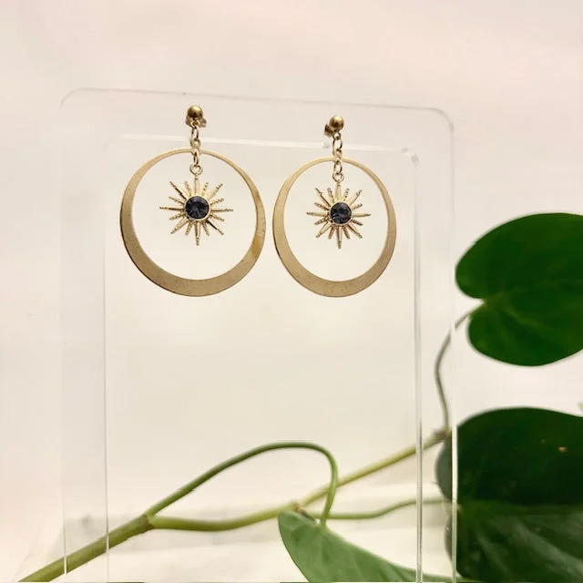 Handmade Earrings for Weddings-Arch Earrings - Solstice